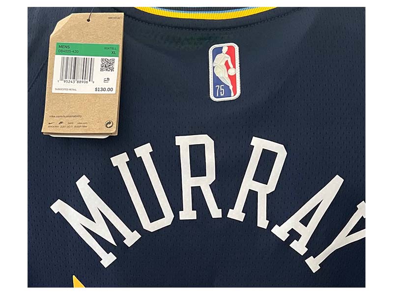 Jamal Murray Autographed Signed Denver Nuggets NBA Nike Jersey (JSA)