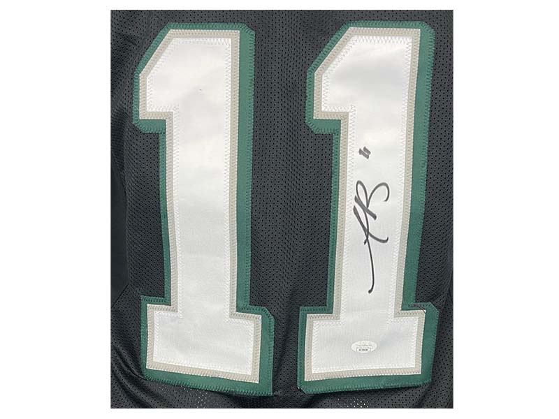 A.J. Brown Signed Eagles Nike Gray Atmosphere Jersey w/SB Patch - Beckett W  Holo