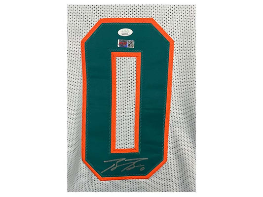 goldenautograph Braxton Berrios Signed New York Green Football Jersey (JSA)