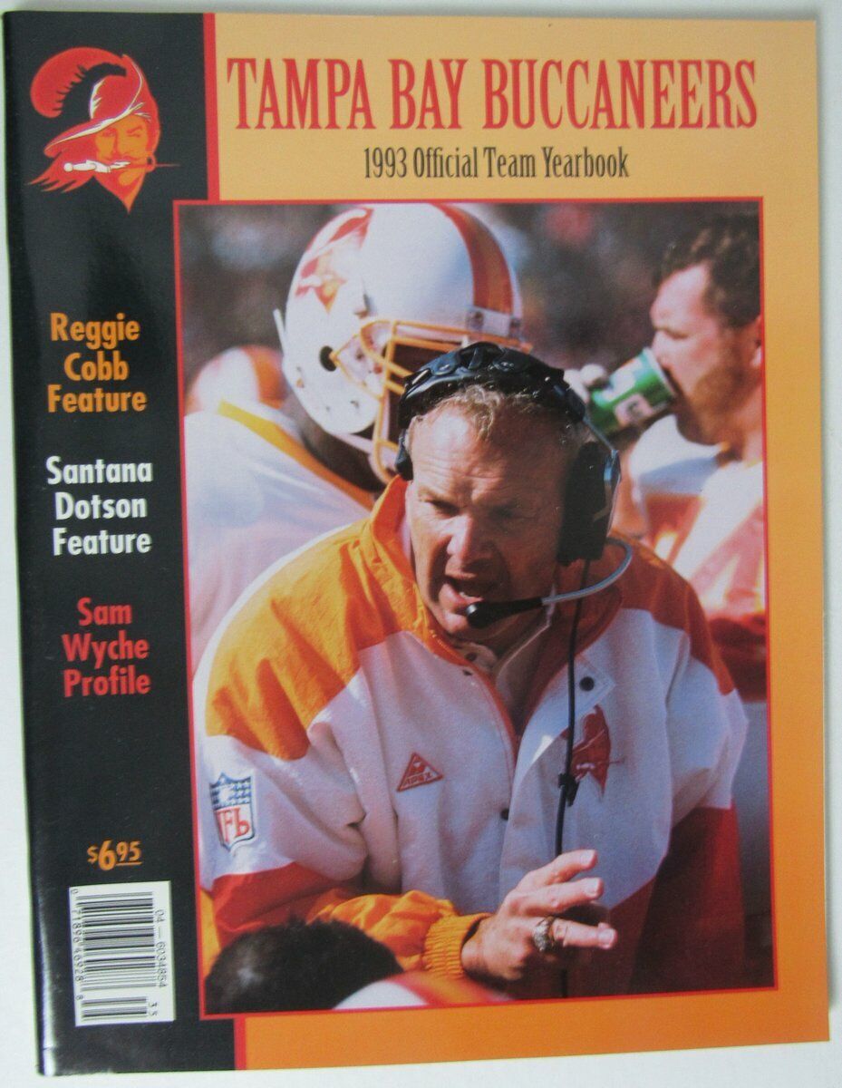 1993 Tampa Bay Buccaneers NFL Football Official Team Yearbook