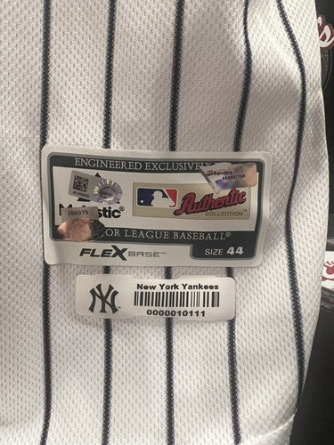 Domingo German Signed Auto Game Used Yankees 2019 Jersey JSA COA Fanatics MLB