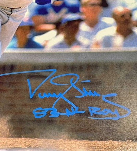 Darryl Strawberry Signed Autographed 16x20 Photo w/ 83 NL ROY JSA COA Mets