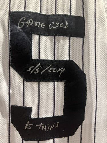 Domingo German Signed Auto Game Used Yankees 2019 Jersey JSA COA Fanatics MLB