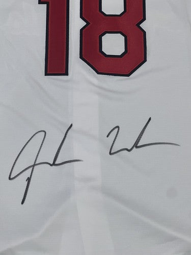 Jordan Walker Signed Auto STL Cardinals Official Nike Jersey Beckett WIT BAS COA