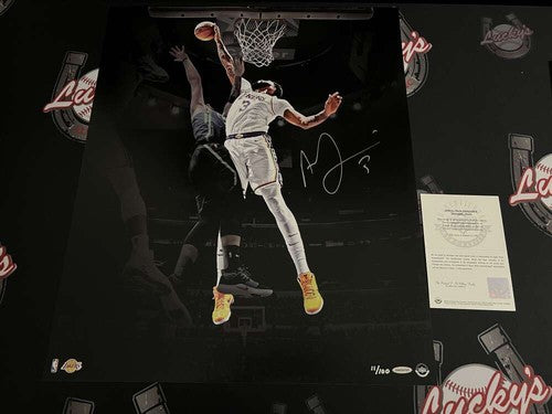 Anthony Davis Signed 20x24 Photo Rejection LE /100 Upper Deck UDA COA