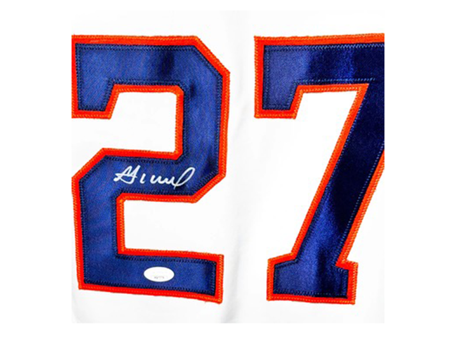 Jose Altuve Signed Custom Houston White Baseball Jersey (JSA)