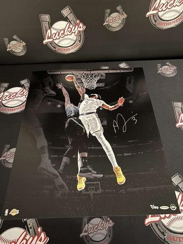 Anthony Davis Signed 20x24 Photo Rejection LE /100 Upper Deck UDA COA