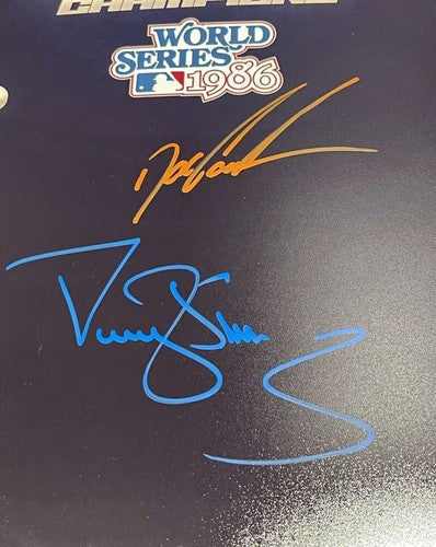 Dwight Doc Gooden & Darryl Strawberry Signed 16x20 Photo Comp JSA COA Mets