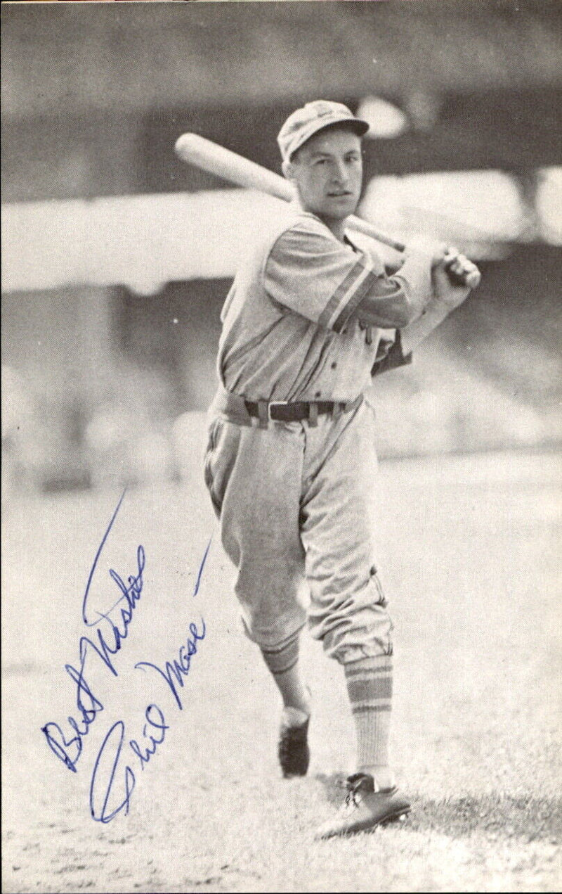 Phil Masi Boston Braves d. 1990 Signed/Auto 3x5  Photo 178604