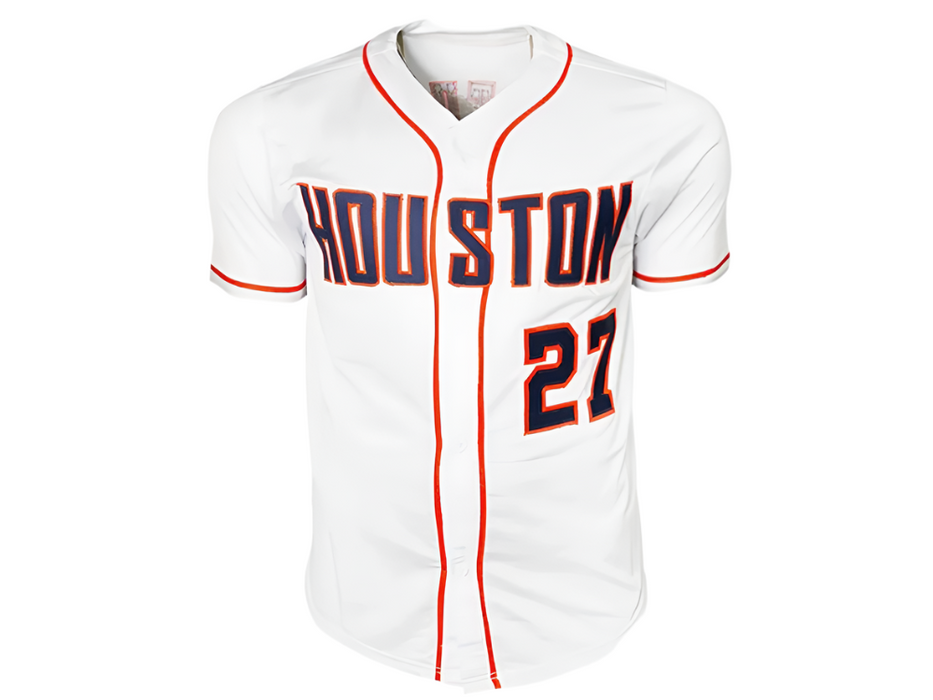 Jose Altuve Signed Custom Houston White Baseball Jersey (JSA)