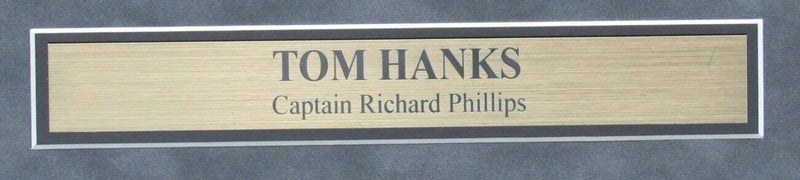 Tom Hanks "Captain Phillips" Signed 8x10 Photo Collage Framed Beckett 148808