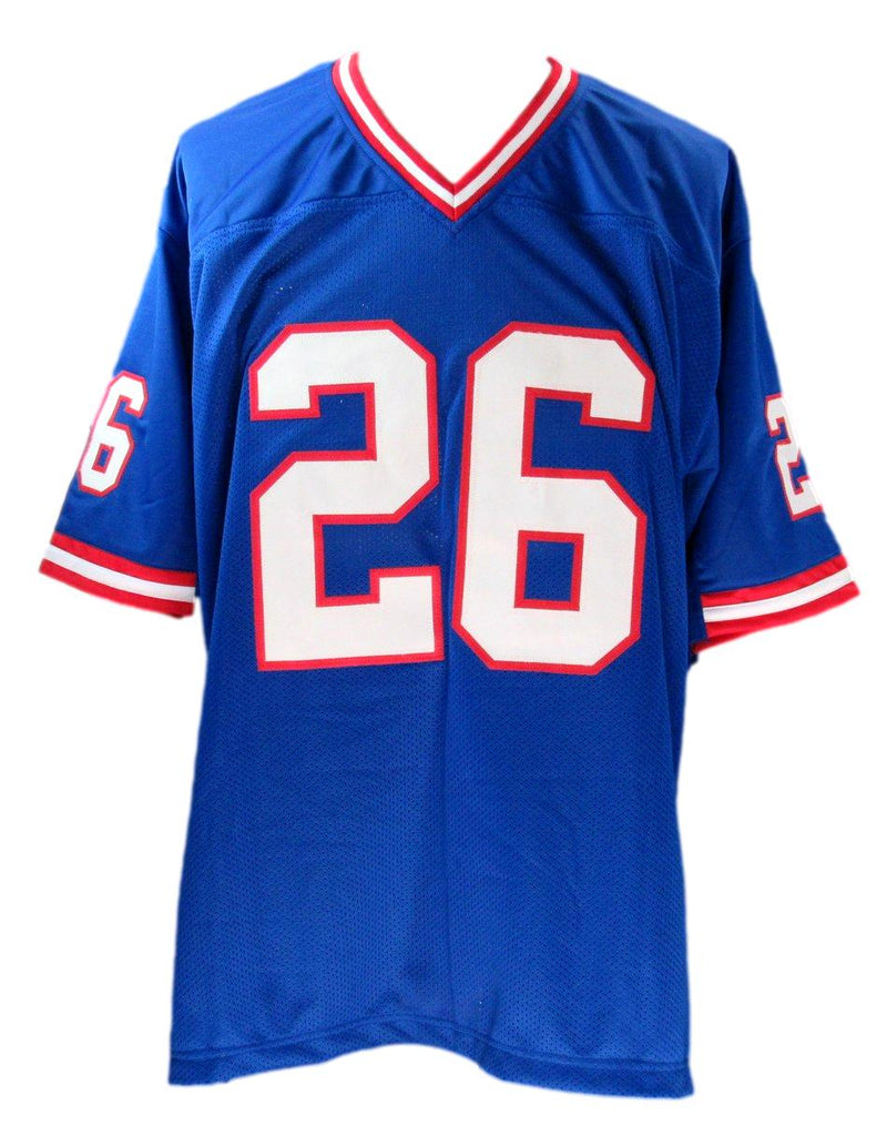 Saquon Barkley Autographed New York Giants Custom Jersey Beckett 186810