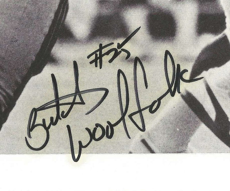 Butch Woolfolk New York Giants Signed/Autographed 8x10 B/W Photo 150073