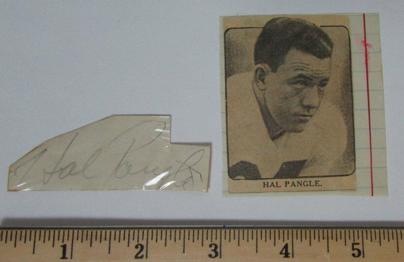 Hal Pangle d.1968 Oregon State/Chicago Cardinals Signed Cut PSA/DNA 145802
