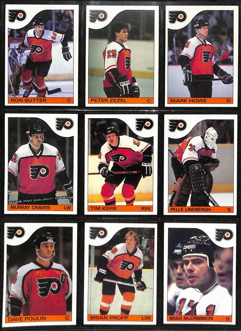 1985-86 Topps Hockey Philadelphia Flyers Team (10) Cards 189210
