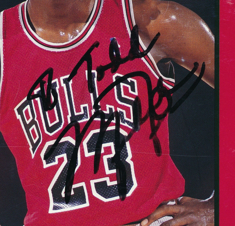 Michael Jordan HOF Signed/Auto 8x10 Starline Mini Poster Bulls JSA 191845