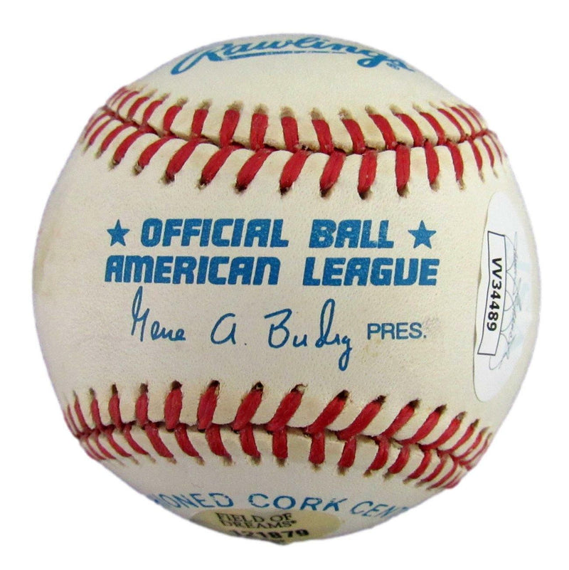 Bobby Doerr HOF Red Sox Signed/Autographed Rawlings OAL Baseball JSA 166288