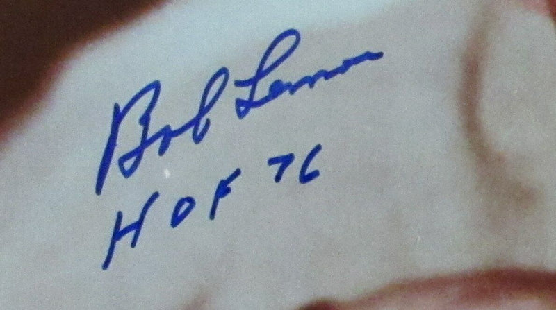 Bob Lemon HOF Cleveland Indians Signed/Inscribed 11x14 Photo JSA 164964