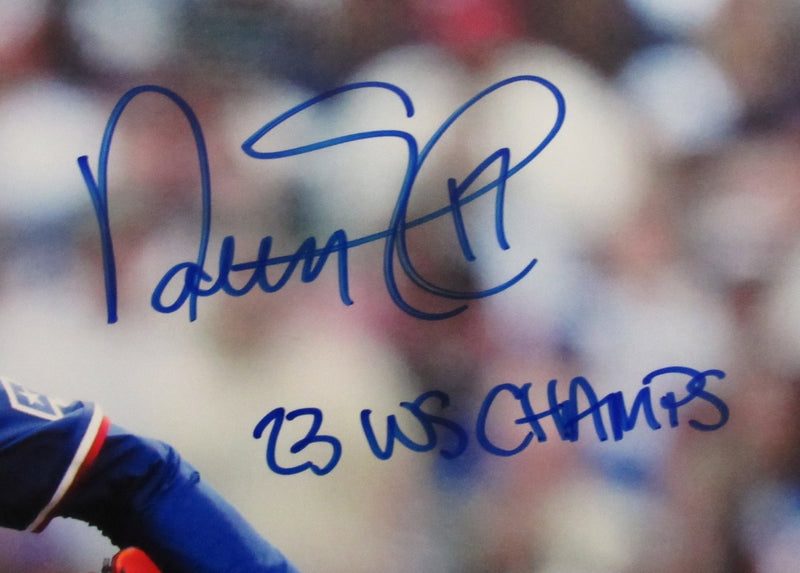 Nathan Eovaldi Signed/Inscribed 11x14 Photo Texas Rangers CX Auth 189740