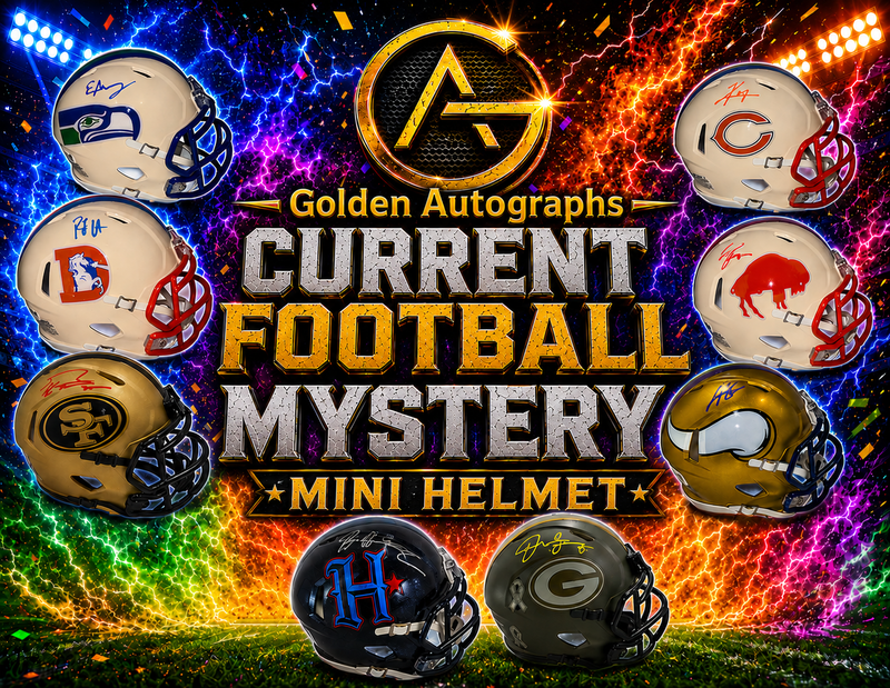 Signed Current Football Stars Mystery Mini Box