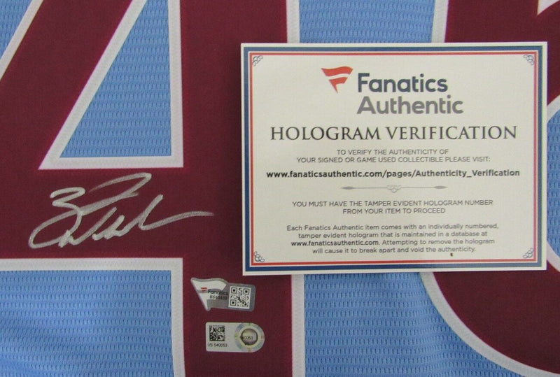 Zack Wheeler Autographed  Nike Blue Baseball Jersey Phillies Fanatics