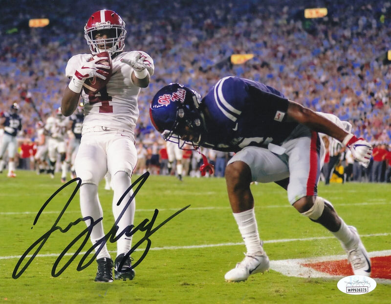 Jerry Jeudy Autographed 8x10 Photo University of Alabama JSA