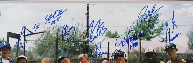 The Sandlot Autographed by 8 Cast Members 16x20 Photo Framed PSA