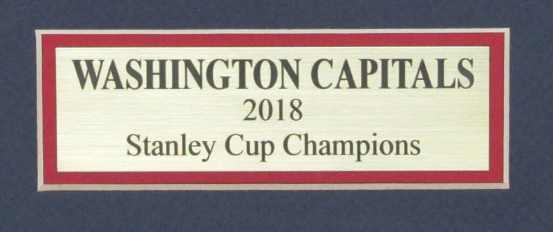 Alexander Ovechkin Capitals 2018 Stanley Cup Champs Dual Puck Shadowbox 138669