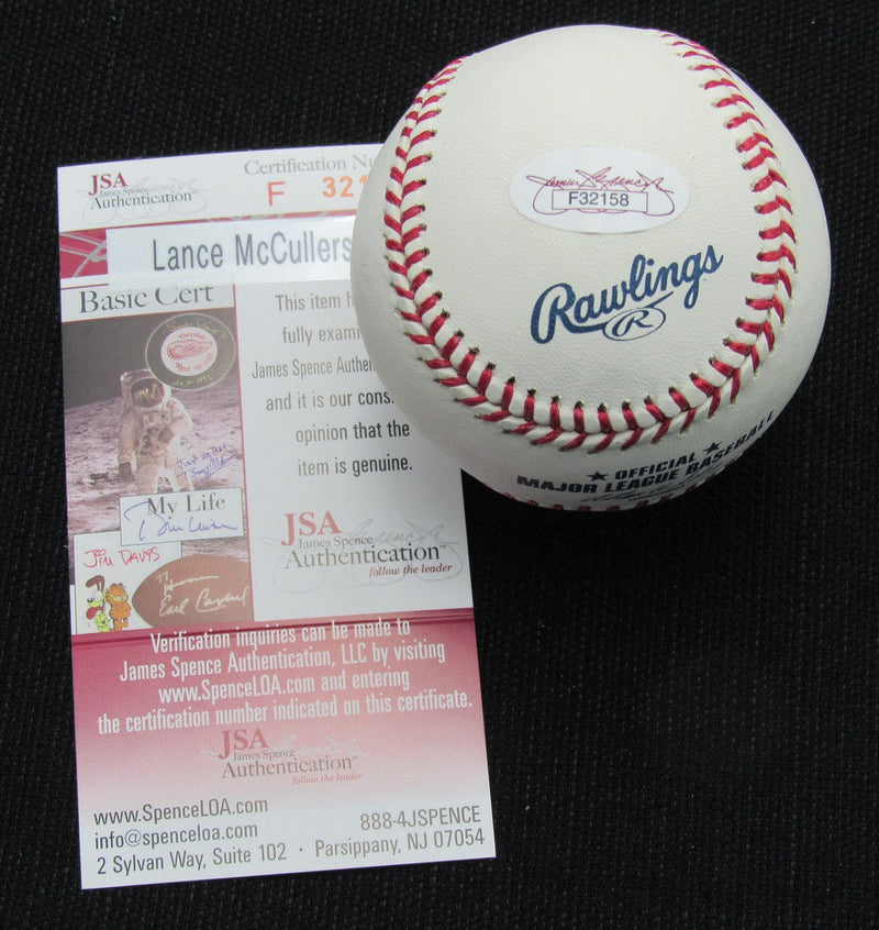 Lance McCullers Signed/Auto Yankees 100th OML Baseball JSA  186866