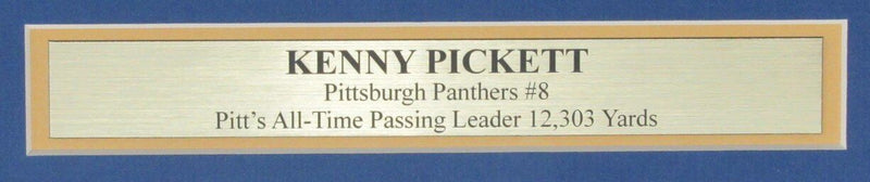 Kenny Pickett Autographed 16x20 Photo University of Pittsburgh Framed Beckett