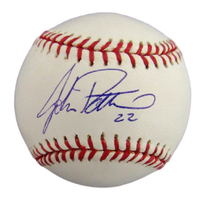 John Patterson Nationals Signed/Autographed Rawlings OML Baseball JSA 158285