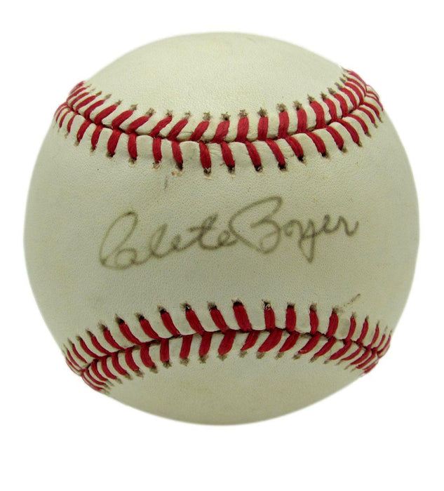 Clete Boyer Atlanta Braves/Yankees  d.2007  Signed/Auto OAL Baseball 162678