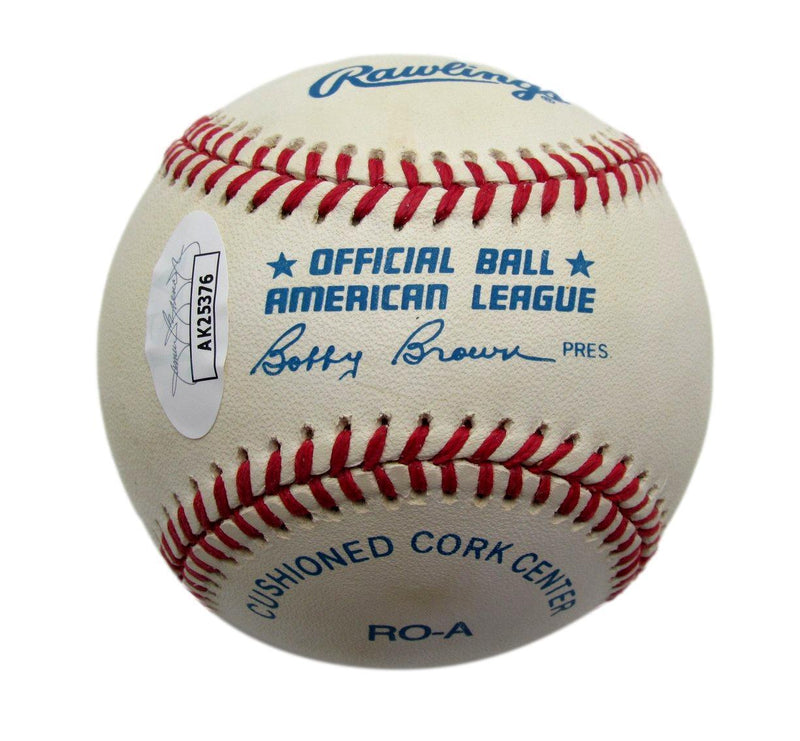 Cal Ripken Jr. HOF Autographed OAL Baseball Baltimore Orioles JSA 179749