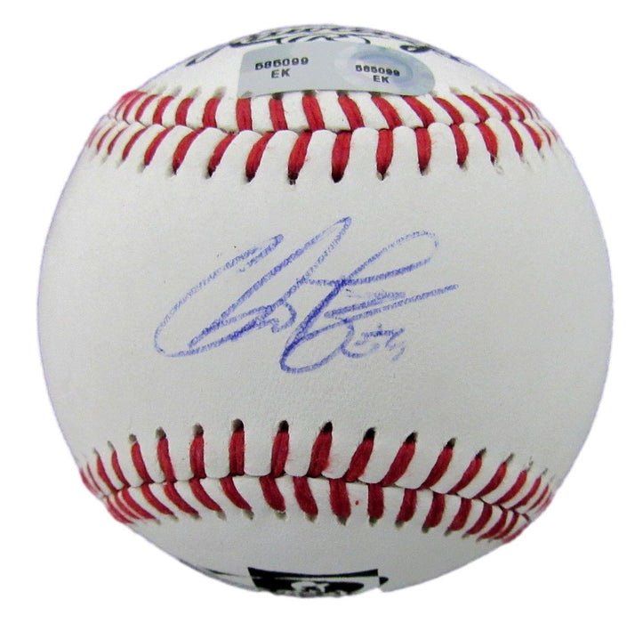 Chris Perez Autographed OML Baseball Cleveland Indians MLB Hologram 179898