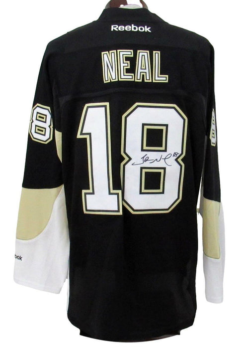 James Neal Signed Penguins Reebok Hockey Authentic Team Jersey Penguins 163110