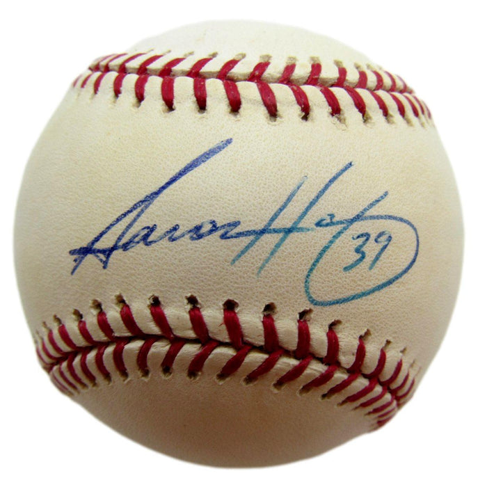 Aaron Harang Autographed OML Baseball Cincinnati Reds JSA