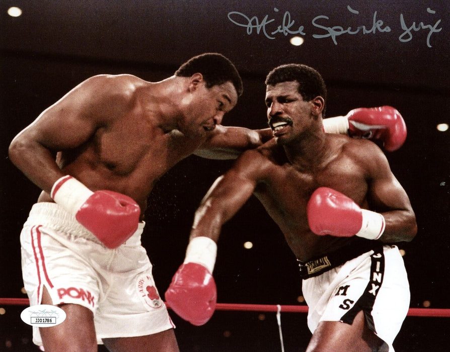 Michael Spinks Boxing Champ Signed/Autographed 8x10 Photo JSA 153999