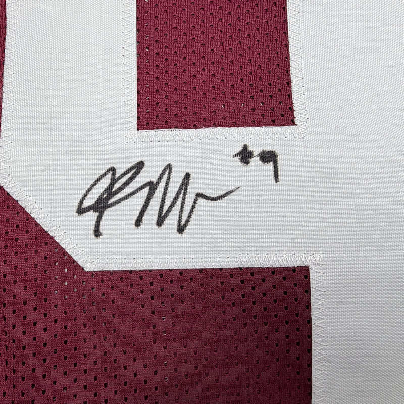 Autographed/Signed Kenneth Murray Jr. Oklahoma Maroon College Football Jersey Beckett BAS COA