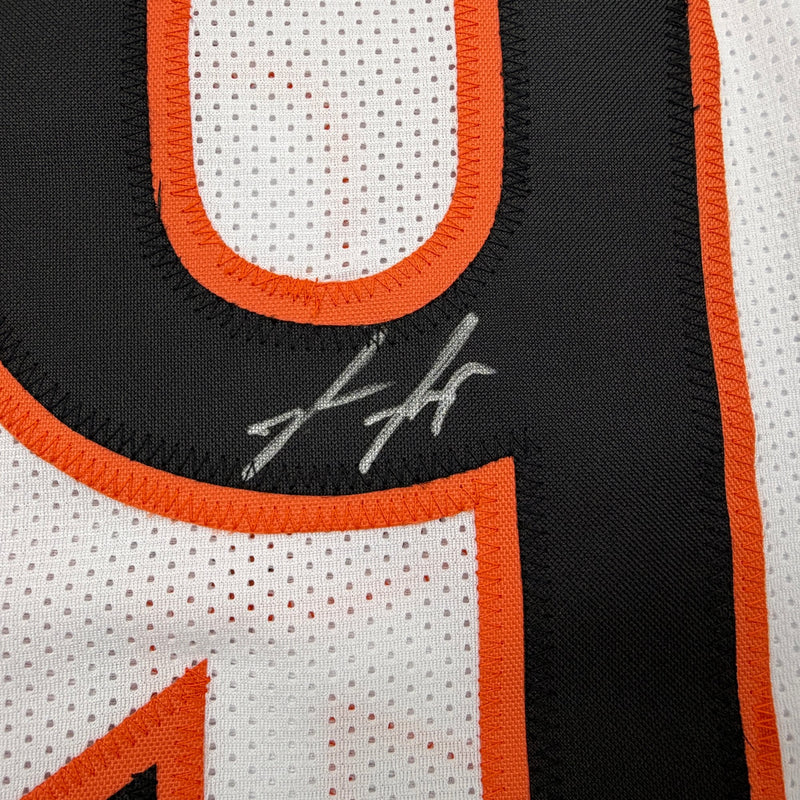 Autographed/Signed Myles Murphy Cincinnati White Football Jersey JSA COA
