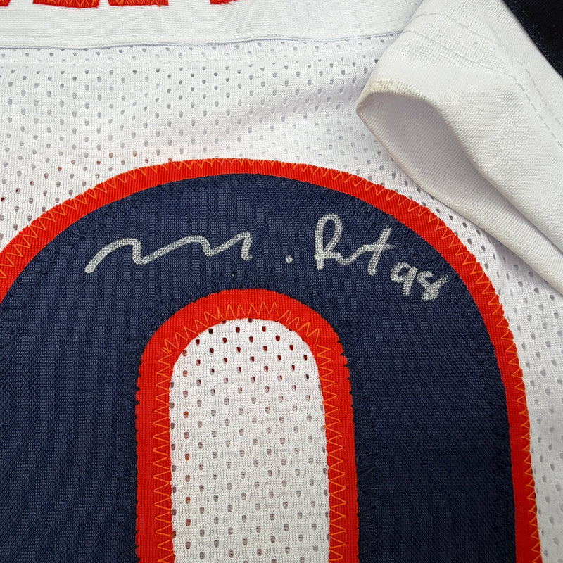 Autographed/Signed Montez Sweat Chicago White Football Jersey PSA/DNA COA