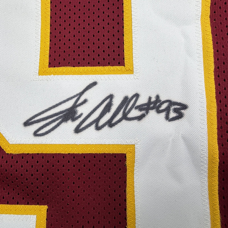 Autographed/Signed Jonathan Allen Washington Maroon Football Jersey JSA COA