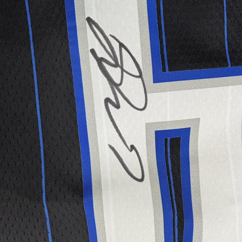 Autographed/Signed Jalen Suggs Orlando Magic Black Authentic Basketball Jersey Fanatics COA