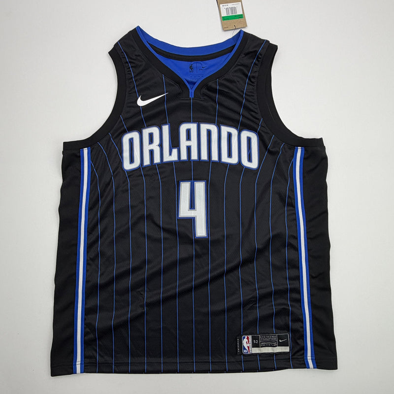 Autographed/Signed Jalen Suggs Orlando Magic Black Authentic Basketball Jersey Fanatics COA