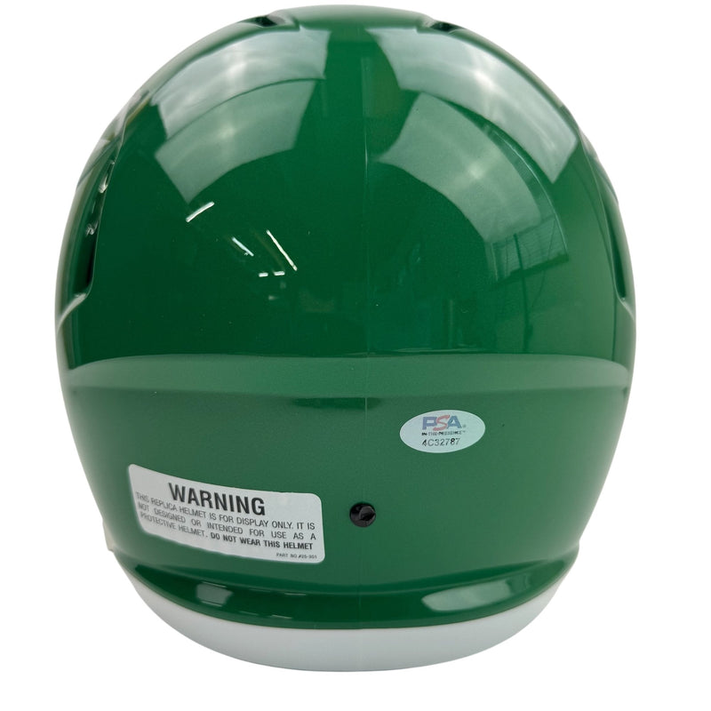 Autographed/Signed Jason Kelce Philadelphia Eagles Kelly Green Full Size Replica Football Helmet PSA/DNA COA