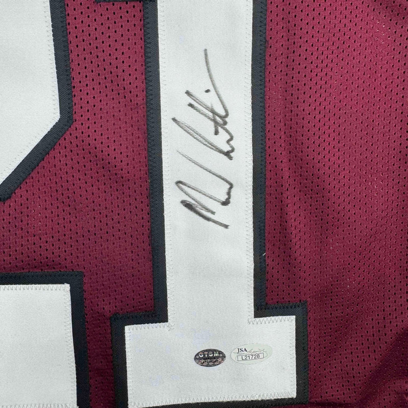 Autographed/Signed Marcus Lattimore South Carolina Maroon College Football Jersey JSA COA