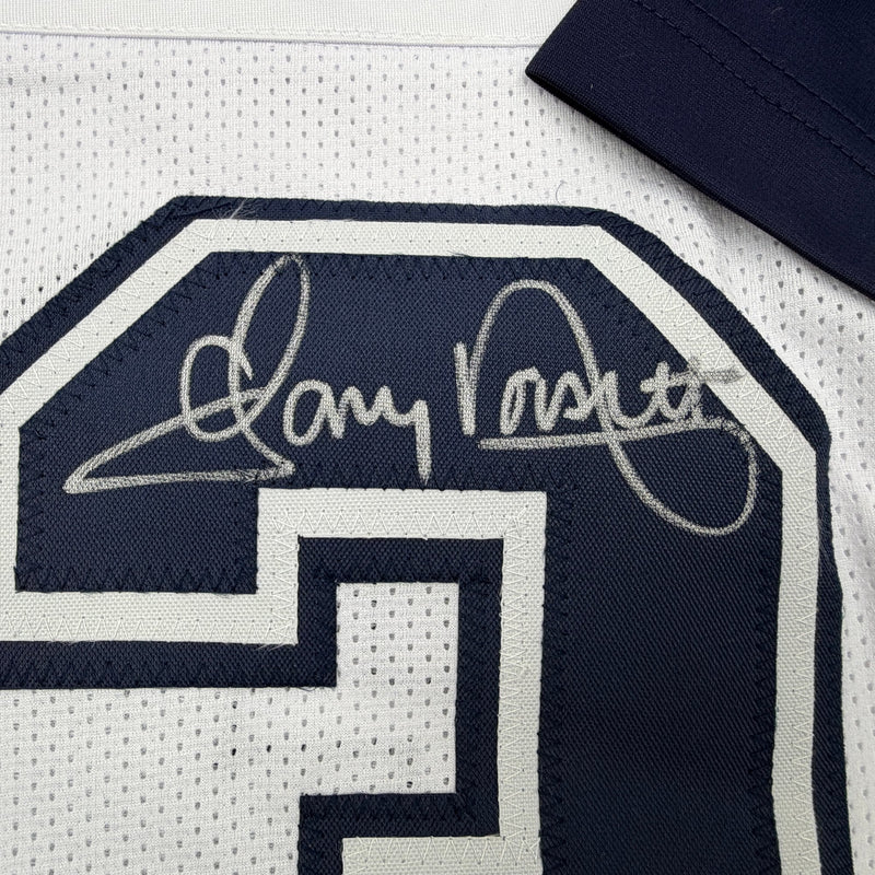 Autographed/Signed Tony Dorsett Dallas White Color Rush Football Jersey JSA COA