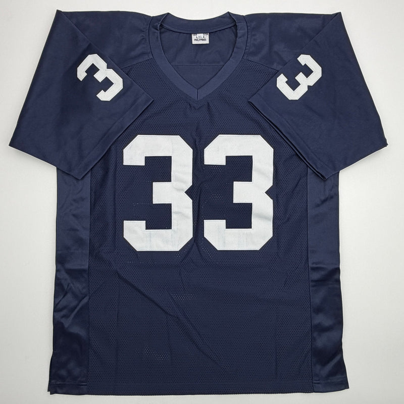 Autographed/Signed Dani Dennis-Sutton Penn State Blue College Football Jersey JSA COA