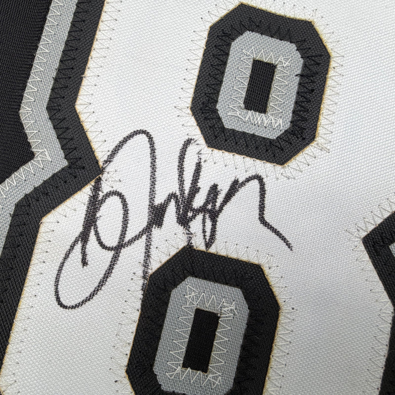 Autographed/Signed Bo Jackson Chicago Black Baseball Jersey Beckett BAS COA