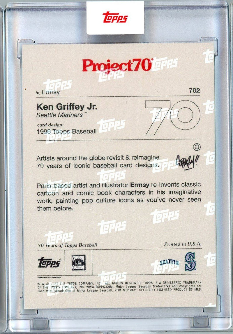 2021 Topps Project70 Ken Griffey Jr #702 Pokemon Style Baseball Card