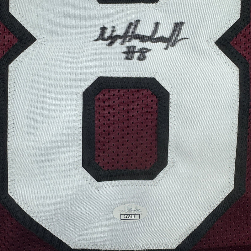 Autographed/Signed Nyck Harbor South Carolina Maroon College Football Jersey JSA COA